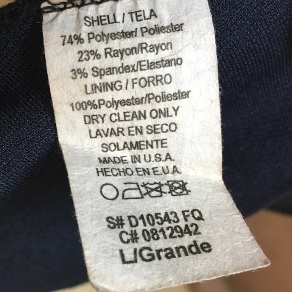 Mandee Navy Mini Dress with Orange Belt - Picture 9 of 9